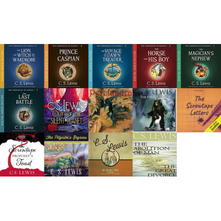CHRONICLES OF NARNIA, SPACE+ by CS Lewis (15 audiobooks 76 hrs collection)